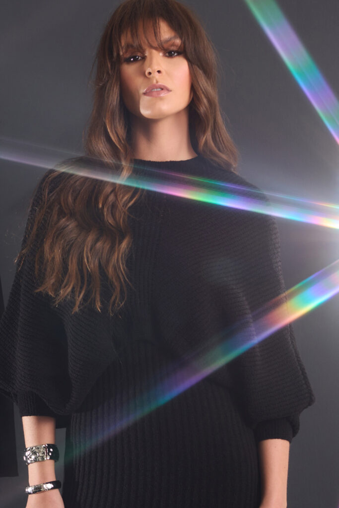 Blusa Estilo Poncho Tricot