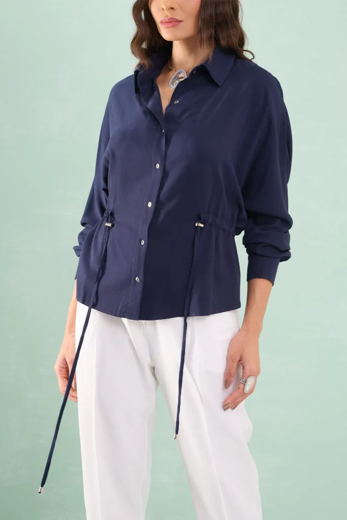 Camisa Parka Com Regulador Viscose