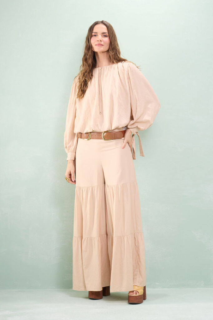 Calça Pantalona Três Marias Viscocrepe