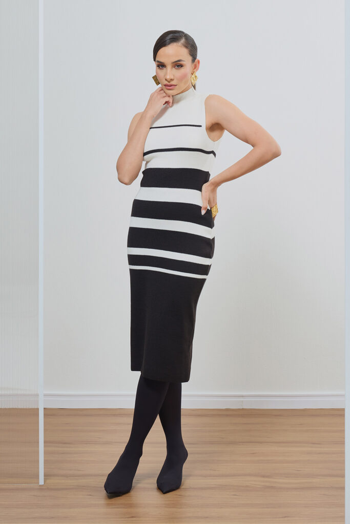 Vestido Tubinho Midi Tricot