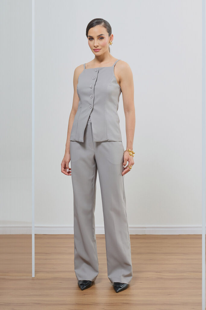 Calça Bolso Faca e Vinco Alfaiataria