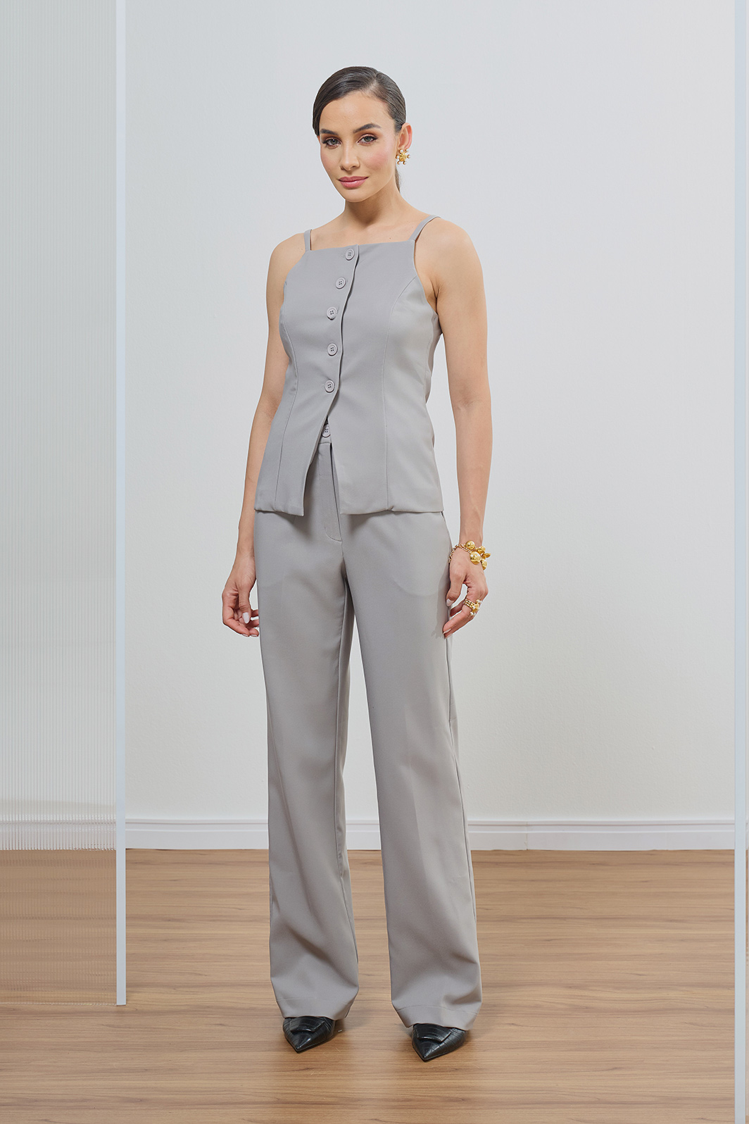 Calça Bolso Faca e Vinco Alfaiataria