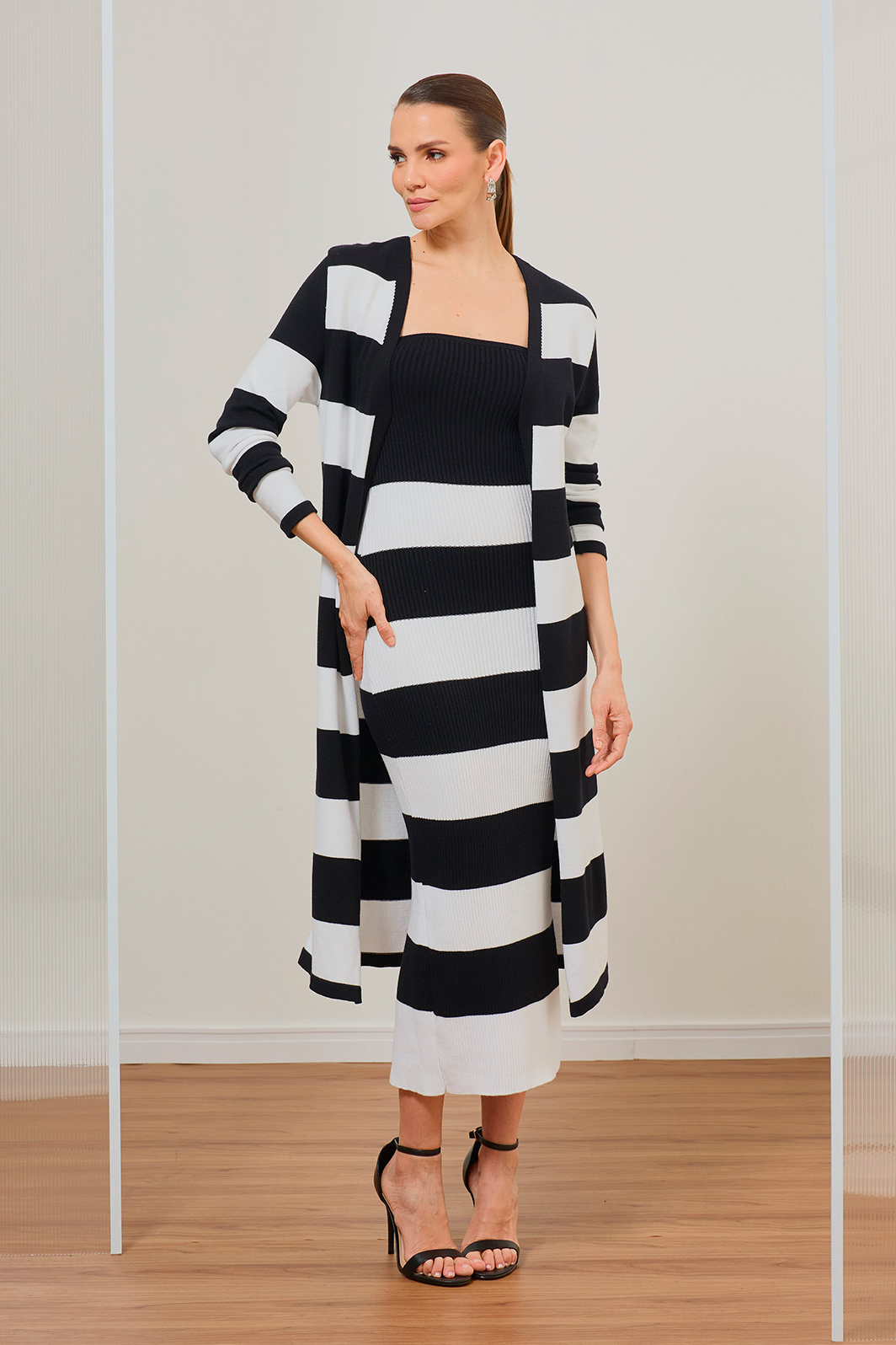 Cardigan Longo Listra Tricot