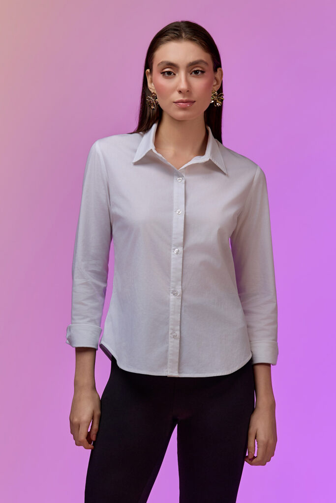 Camisa Manga Longa Tricoline